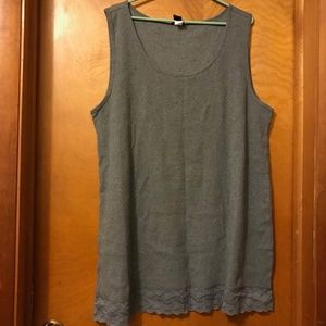 Torrid Tank with Lace Bottom [NWT]